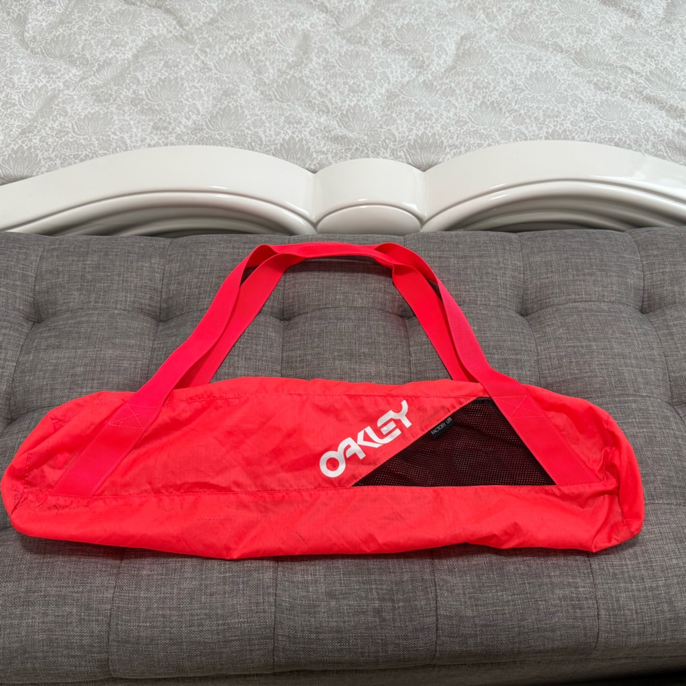 Oakley Red Pilates Yoga Mat Bag